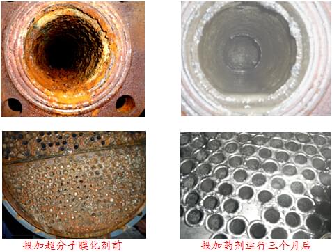 超分子膜化節能技術對比圖